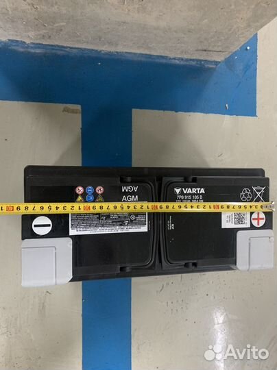 Аккумулятор автомобильный varta AGM