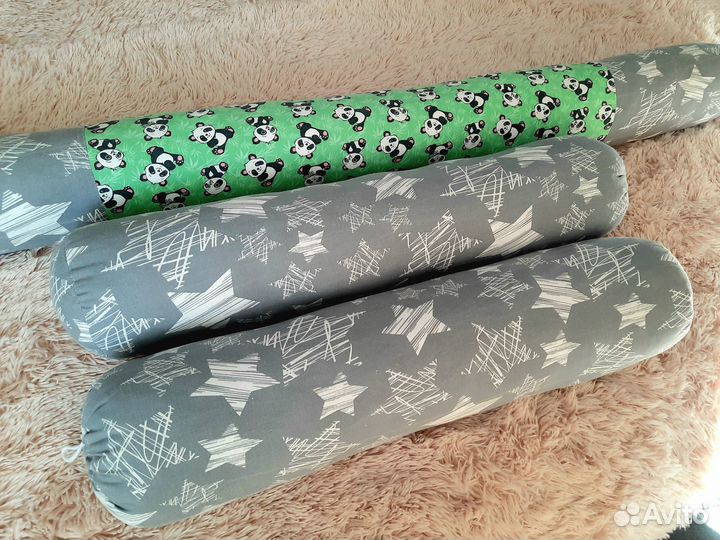 Бортики валики 3 шт