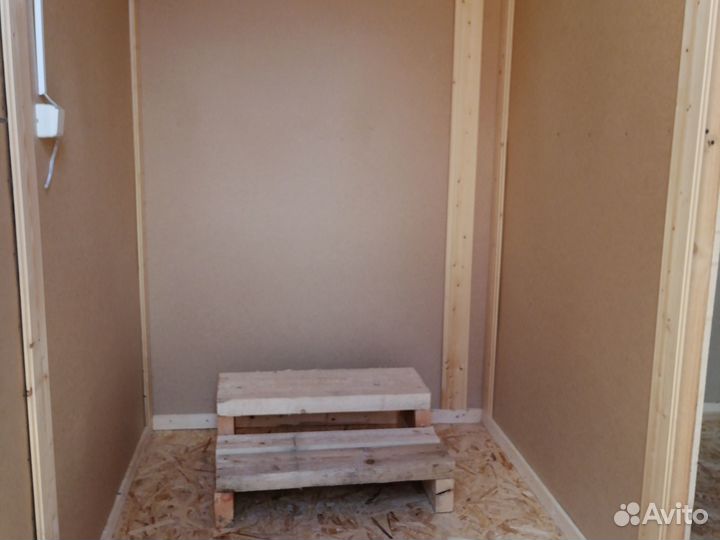 Бытовка утепленная дачная 6х2,3м распашная