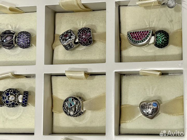 Pandora шарм серебро