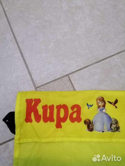 Кармашек органайзер для шкафчика. Имя Кира