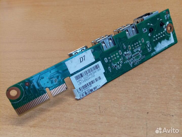 Плата с hdmi, ethernet, usb-портами