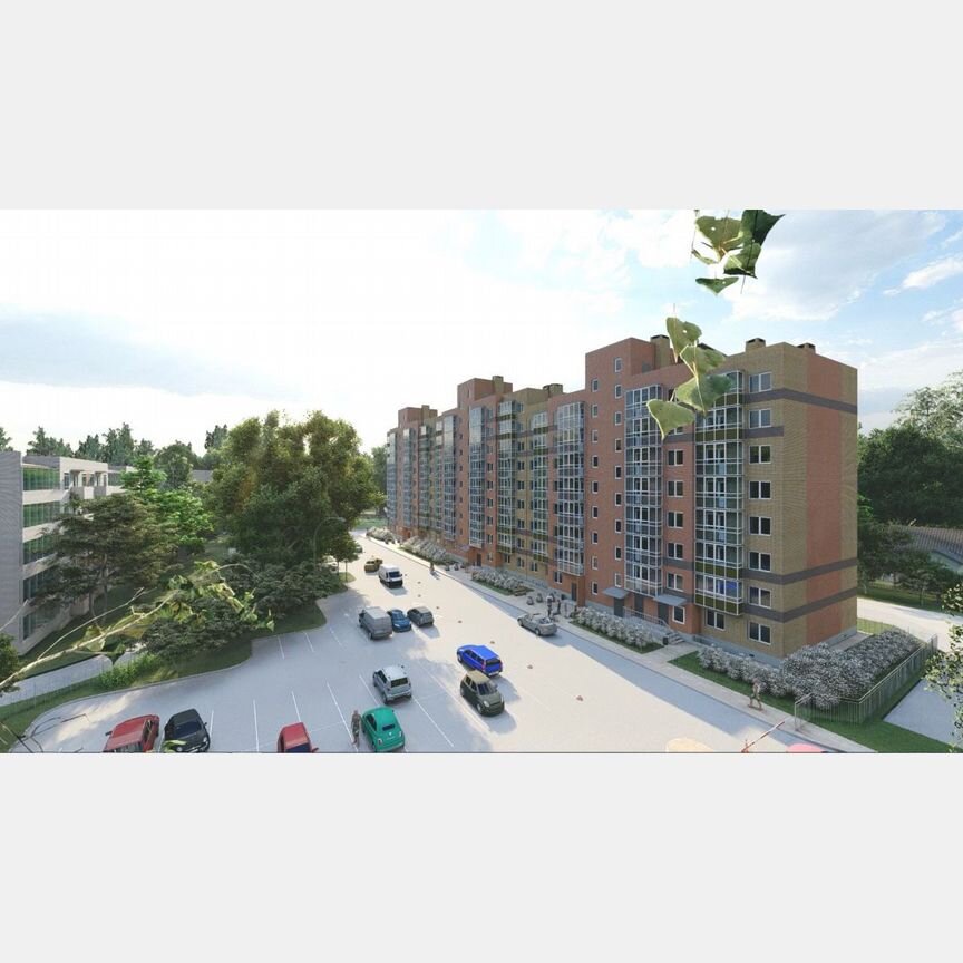 2-к. квартира, 61,8 м², 9/9 эт.