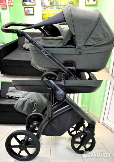 Коляска 2 в 1 Roan Bloom, полный комплект