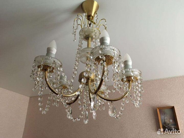 Люстра хрустальная
