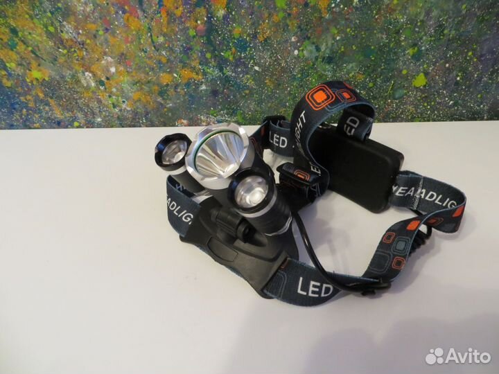 Полный компл фонарь на светодиоде cree 1xT6 и 2xQ5