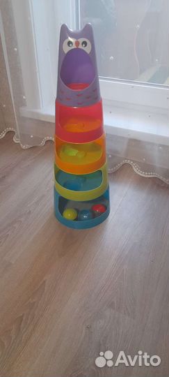Пирамидка с шариками-развивающая игрушка