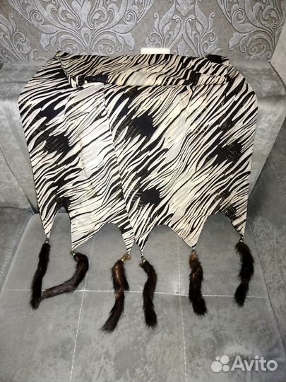 Шарфы и палантины с норкой