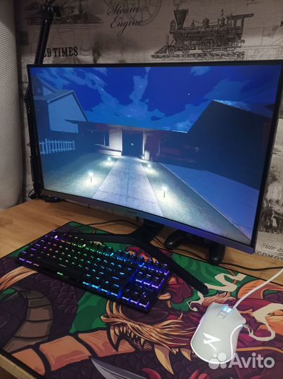 Монитор Samsung 27 изогнутый игровой