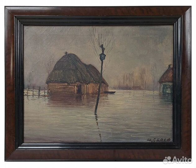 Подлинная Картина Urbain Gerlo (1897-1986,Belgian)