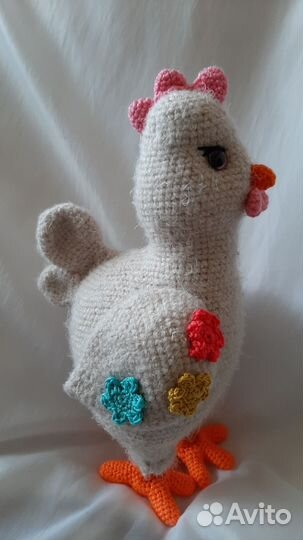 Вязаная курочка пасхальная. Вязаные игрушки
