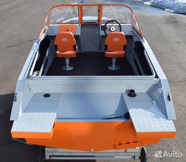 Моторная лодка алюминиевая Неман 500 DC NEW