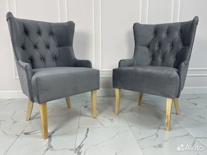 Кресло в каретной стяжке, кресло кухонное