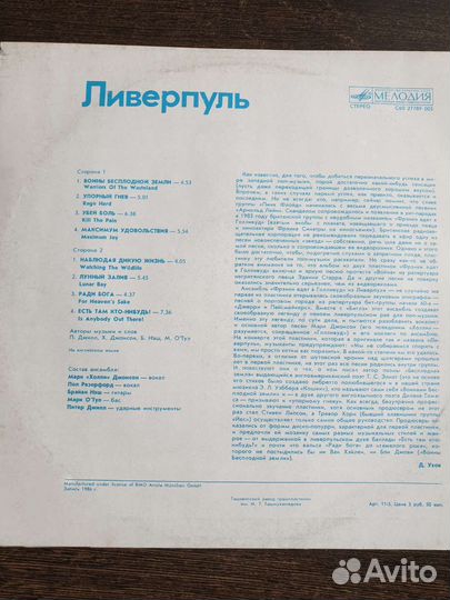 Виниловые пластинки