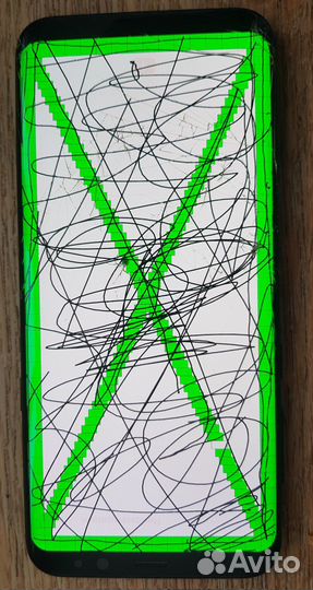 Дисплейные модули Samsung S8+, дефективные