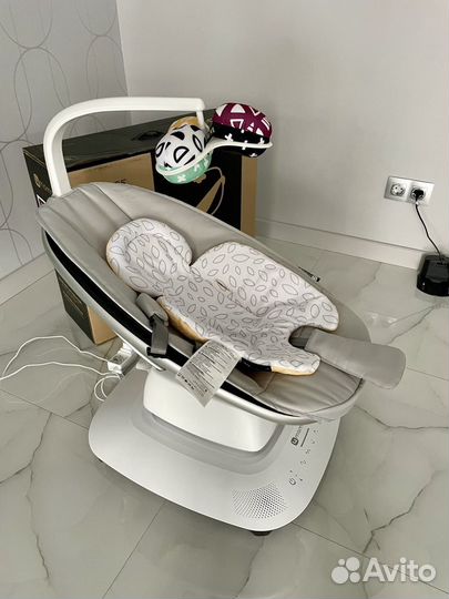 4moms MamaRoo new серебро электрокачели