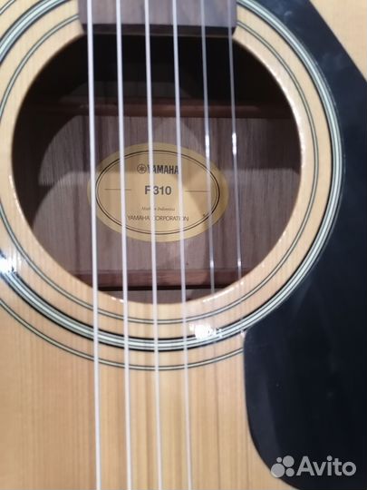 Акустическая гитара yamaha f310 бу