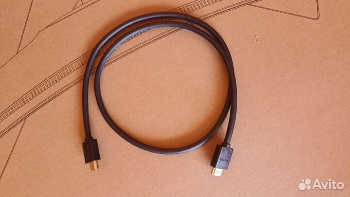 Hdmi кабель GCR для монитора PS4 FullHD 4K 3D 1 м