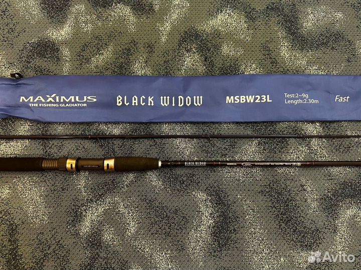 Спиннинг maximus black widow