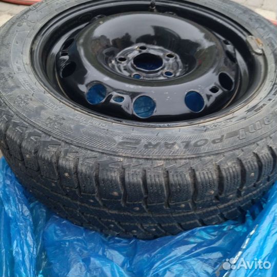Колеса в сборе Volkswagen Polo, 195/55 R15 шип