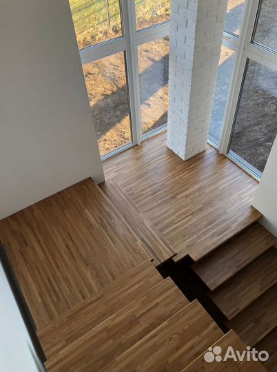 Лестница C забежными ступенями