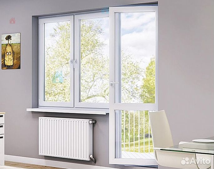 Балконный блок теплый