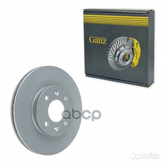 Диск тормозной передний с покрытием hyundai Sol