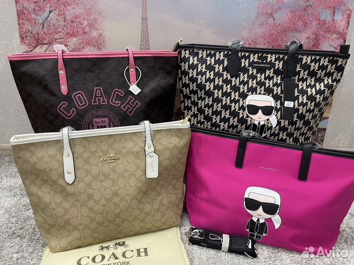 Сумка шопер karl lagerfild coach