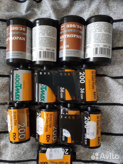 Фотопленка 35мм ч/б