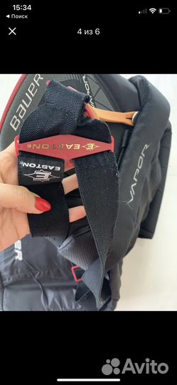 Хоккейные шорты трусы bauer + подтяжки