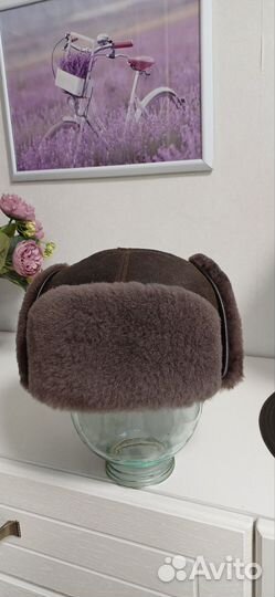 Мужская зимняя шапка ушанка меховая