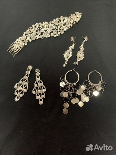 Серьги, браслеты (бижутерия)