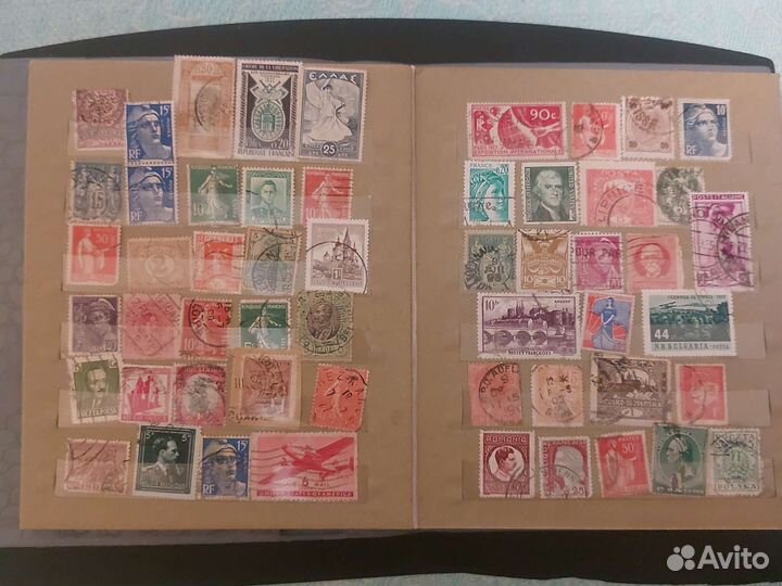 Почтовые марки мира.Конец 19го,середина 20го века