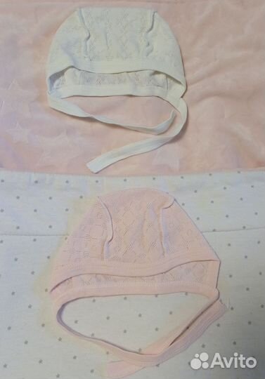 Чепчики для новорожденных