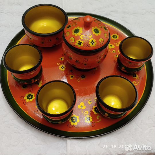 Сувенирный набор из дерева СССР