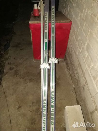 Беговые лыжи СССР с ботинками