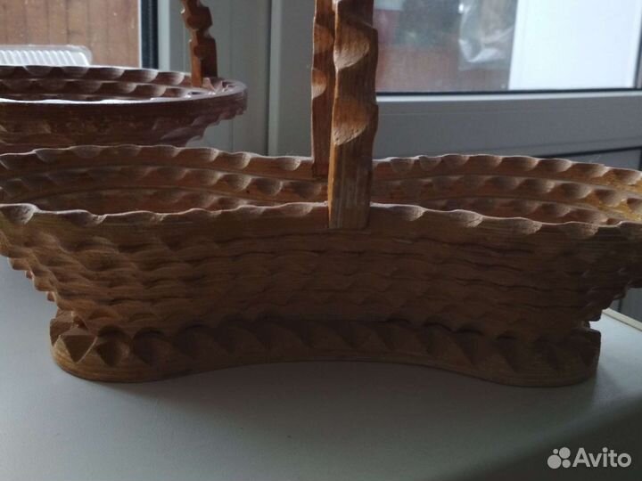 Конфетницы две из дерева СССР