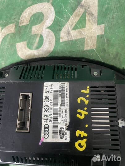 Щиток приборов Audi q7 4.2