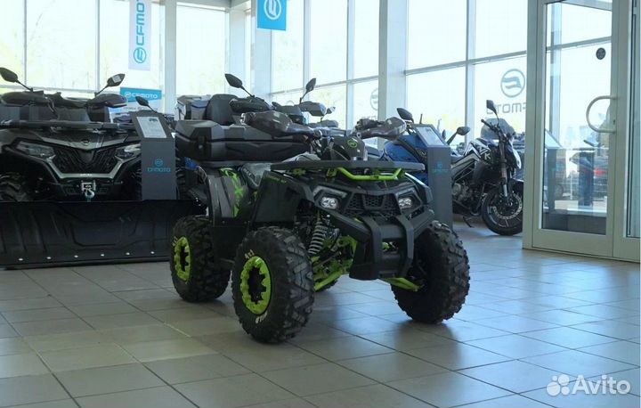 Квадроцикл MotoLand wild X 125 зелёный