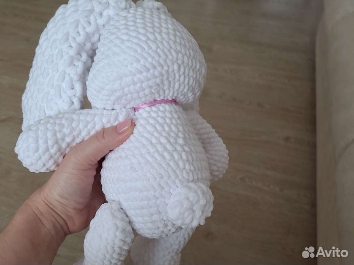 Заяц вязаный, амигуруми