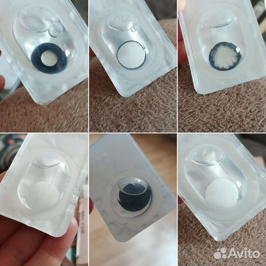 Линзы черные белые красные шаринган