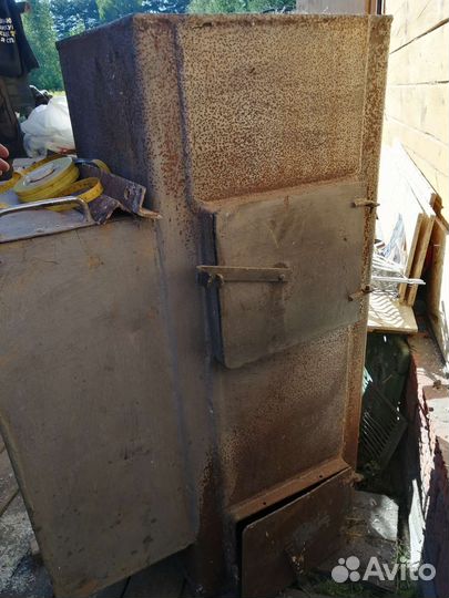 Печь для бани бу с баком для воды