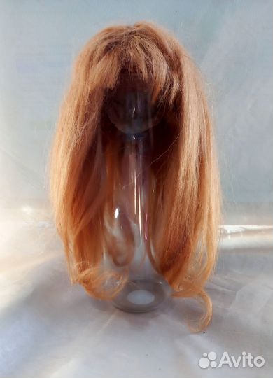 Парик для антикварной куклы или реплики.Цвет русый