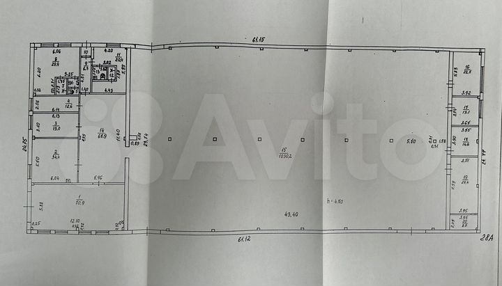 Производство, 1391 м²