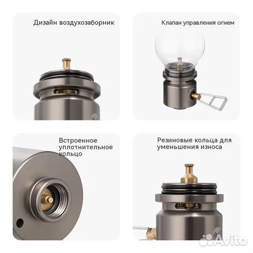 Газовый туристический фонарь Naturehike, 30 часов