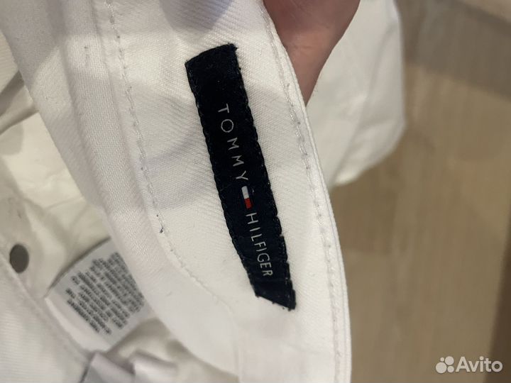 Юбка джинсовая белая tommy hilfiger