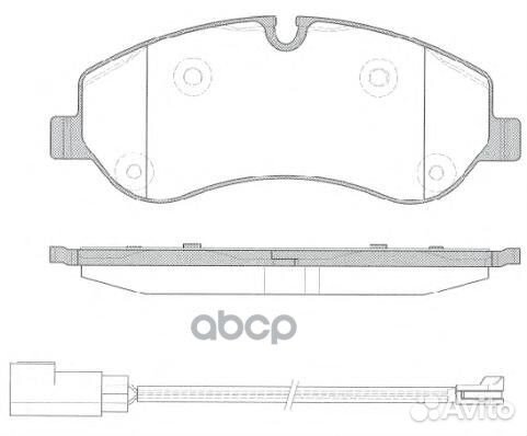 1520.02 колодки дисковые передние Ford Transit