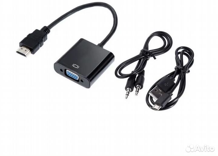 Переходник hdmi - VGA + microUSB + Aux 0,1м