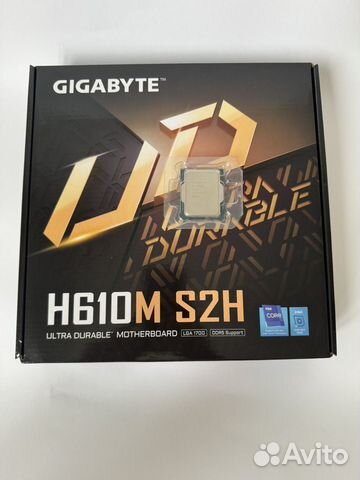 Материнская плата h610 gigabyte + i5 12400f купить в Москве ...
