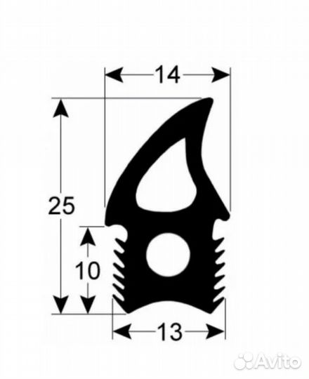 Уплотнитель Термостойкий для Итальянских Печей